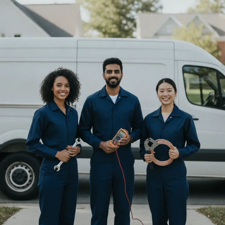 HVAC team in Portsmouth Heights